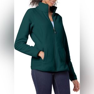 Amazon Essentials Women's Full-Zip Polar Fleece Jacket – Sizes S & L, NWT